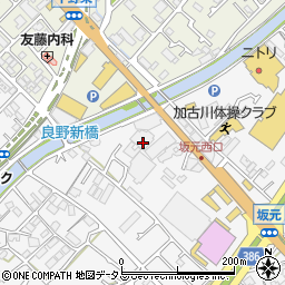 兵庫県加古川市野口町坂元70周辺の地図