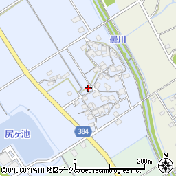 兵庫県加古郡稲美町中一色407周辺の地図