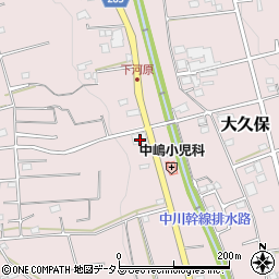 静岡県磐田市大久保111周辺の地図