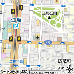 吉野家 江坂駅東店周辺の地図