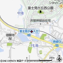 兵庫県神戸市西区押部谷町西盛551周辺の地図