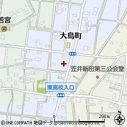 静岡県浜松市中央区大島町608周辺の地図