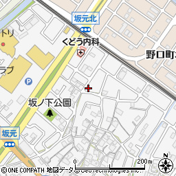 兵庫県加古川市野口町坂元1060-5周辺の地図