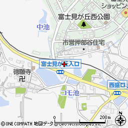 兵庫県神戸市西区押部谷町西盛550-1周辺の地図