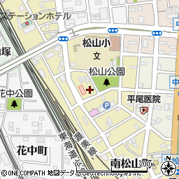 〒440-0876 愛知県豊橋市西松山町の地図