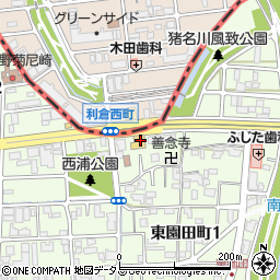 キリン堂　尼崎東店周辺の地図