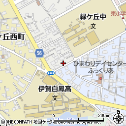 三重県伊賀市緑ケ丘本町4061周辺の地図