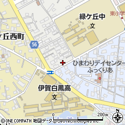 三重県伊賀市緑ケ丘本町4061周辺の地図