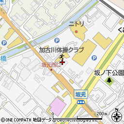 兵庫県加古川市野口町坂元104周辺の地図