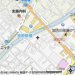兵庫県加古川市野口町坂元75-13周辺の地図