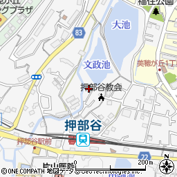 兵庫県神戸市西区押部谷町福住609-3周辺の地図