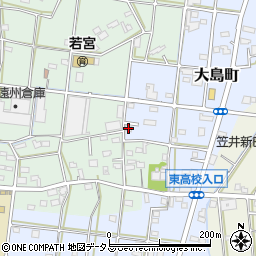 静岡県浜松市中央区大島町615周辺の地図