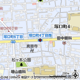 塚口町４西周辺の地図
