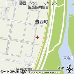 静岡県浜松市中央区豊西町307周辺の地図