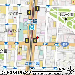 ボディッシュ　江坂店周辺の地図