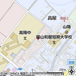 岡山県赤磐市上市86周辺の地図