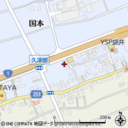 静岡県袋井市国本2486-9周辺の地図