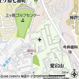 兵庫県西宮市愛宕山19周辺の地図