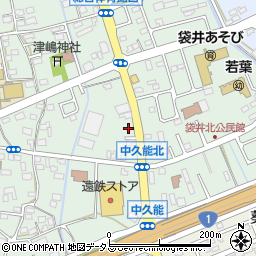 静岡県袋井市久能1367周辺の地図