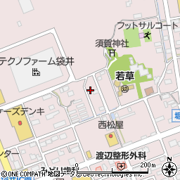 静岡県袋井市堀越734-11周辺の地図