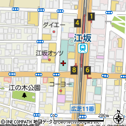 ファッションセンターしまむら江坂駅前店周辺の地図