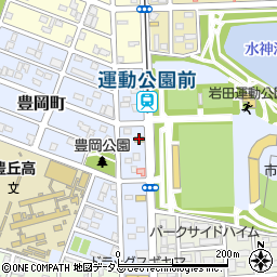 すき家豊橋運動公園前店周辺の地図