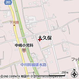 静岡県磐田市大久保892-10周辺の地図