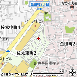 大阪府守口市佐太東町2丁目18-9周辺の地図