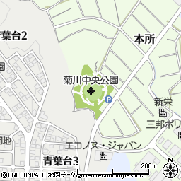 菊川中央公園周辺の地図