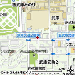 学研ＣＡＩスクール　西武庫校周辺の地図