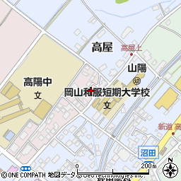 岡山県赤磐市上市93周辺の地図