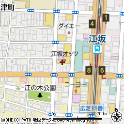 びっくりドンキー 江坂店周辺の地図