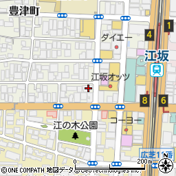 東明マンション江坂２周辺の地図