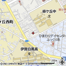 三重県伊賀市緑ケ丘本町4067周辺の地図