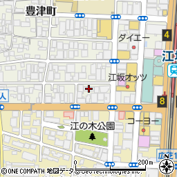 ライオンズマンション第６江坂周辺の地図