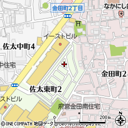 大阪府守口市佐太東町2丁目18-3周辺の地図