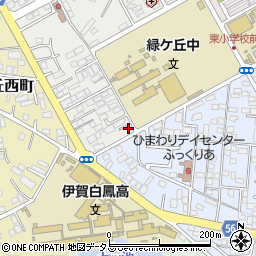 三重県伊賀市緑ケ丘本町4060周辺の地図