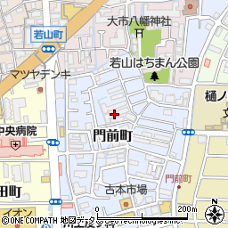 兵庫県西宮市門前町10周辺の地図