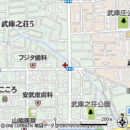 グランコート武庫之荘周辺の地図