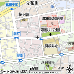 愛知県豊橋市羽根井本町周辺の地図