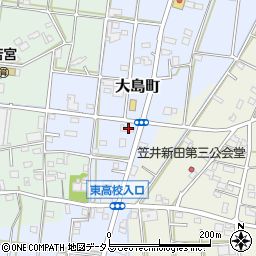 静岡県浜松市中央区大島町610周辺の地図