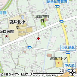 静岡県袋井市久能1416周辺の地図