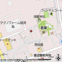 静岡県袋井市堀越734-12周辺の地図