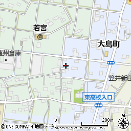 静岡県浜松市中央区大島町616周辺の地図