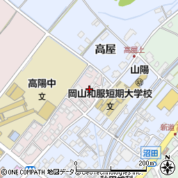 岡山県赤磐市上市93-10周辺の地図