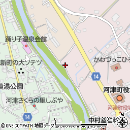 田中親水園地公衆トイレ周辺の地図