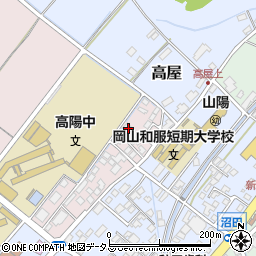 岡山県赤磐市上市87周辺の地図