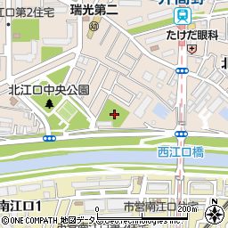 北江口公園周辺の地図