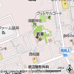 静岡県袋井市堀越737周辺の地図