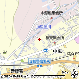 兵庫県赤穂市中広142周辺の地図